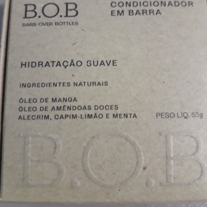 review photo of B.O.B Condicionador Hidratação Suave shared by @mariadenize on 01 Jul 2022 - review