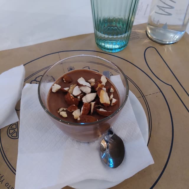 Photo of the dish “Chocolate Mousse With Almonds”