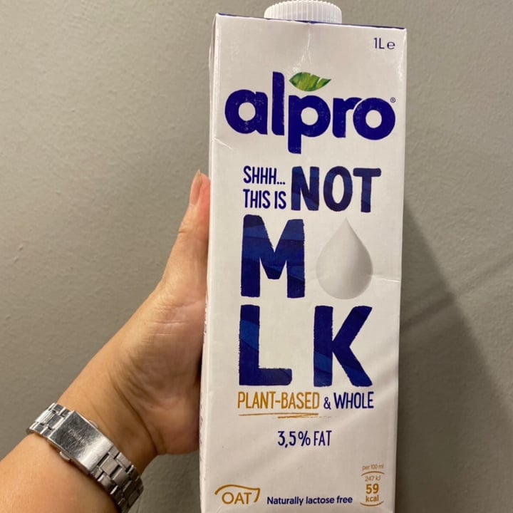 photo of Alpro Not Milk Plant-Based & Whole (OAT) shared by @piggy-egg on  23 Oct 2022 - review