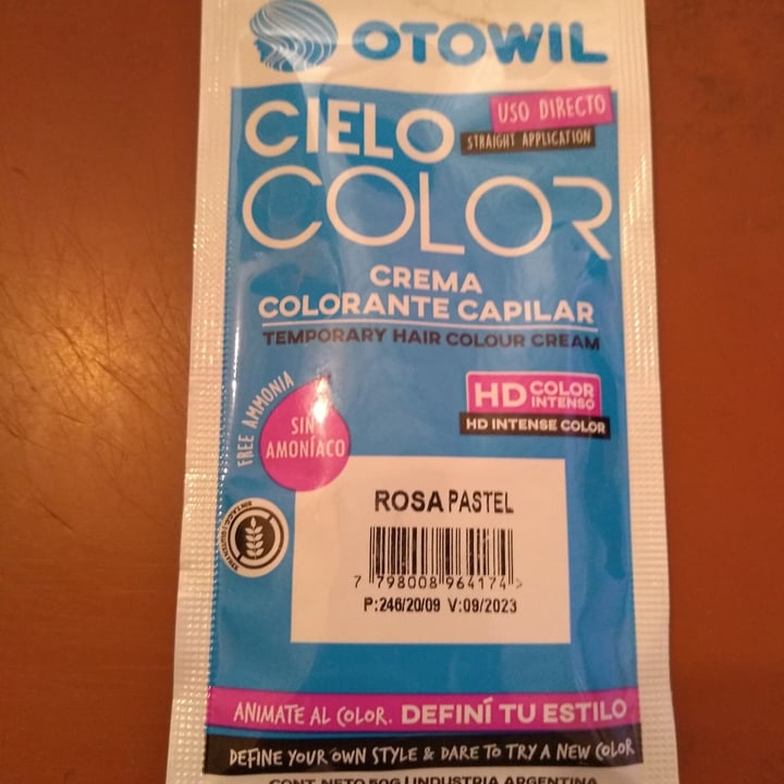 photo of Otowil Tintura rosa pastel shared by @ideapilotofundacion on  10 Dec 2021 - review