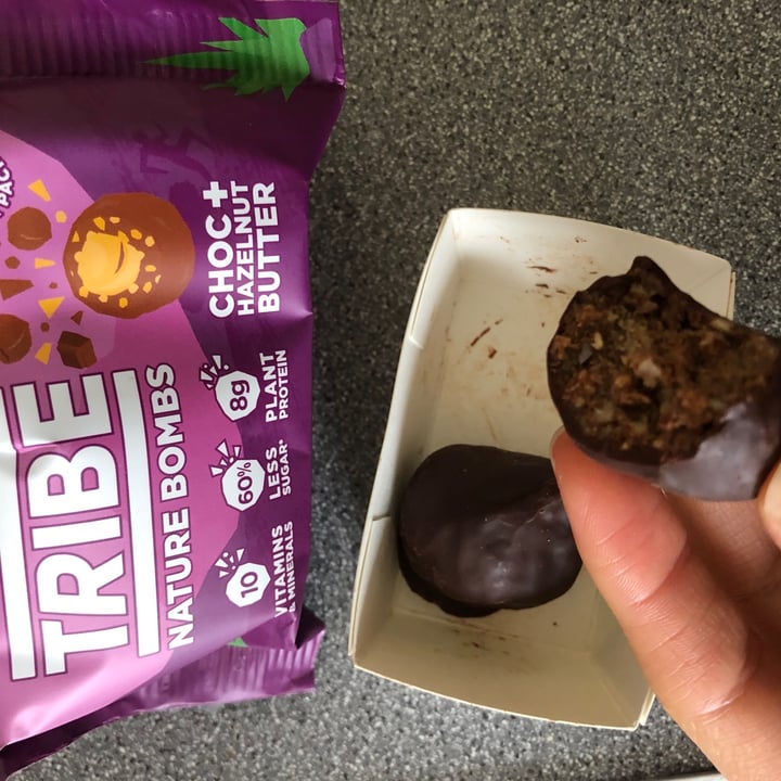 photo of TRIBE Nature Bombs Choc + Hazelnut Butter shared by @alienwa on  31 Oct 2020 - review