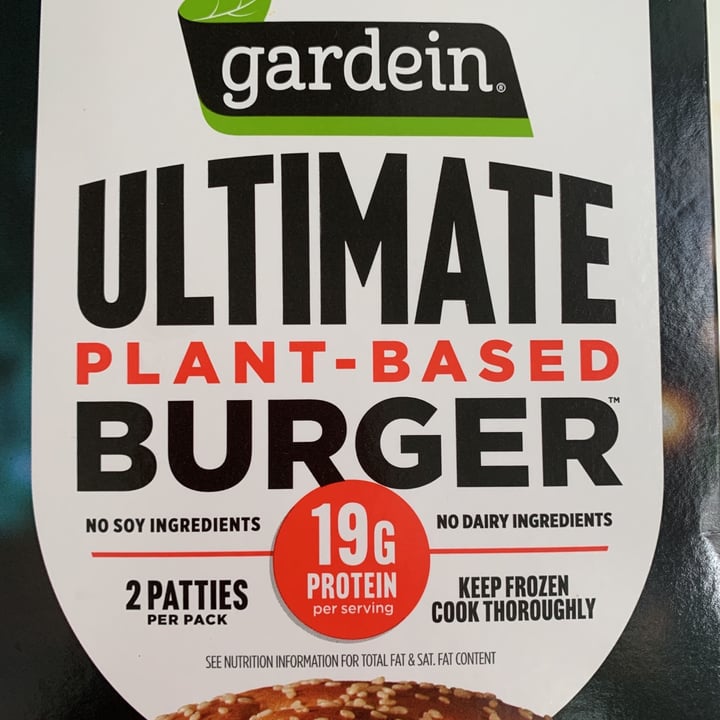 photo of Gardein Ultimate Plant-Based Burger shared by @sgerber33 on  13 Jul 2020 - review