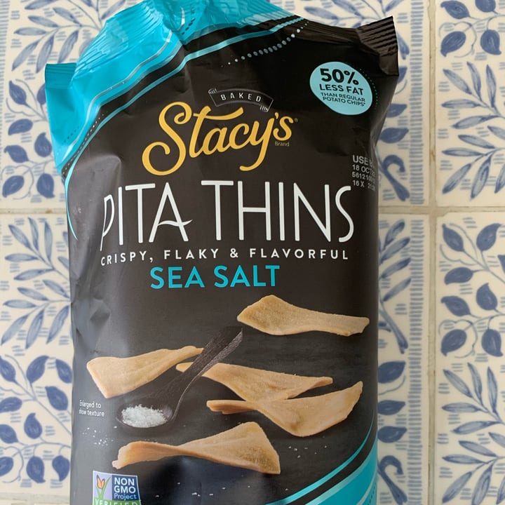 photo of Stacy's Pita Thins Sea Salt shared by @louisg on  28 Jun 2022 - review