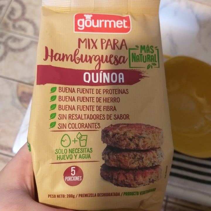 photo of Gourmet. hamburguesas de quinoa shared by @conito on  02 Oct 2020 - review