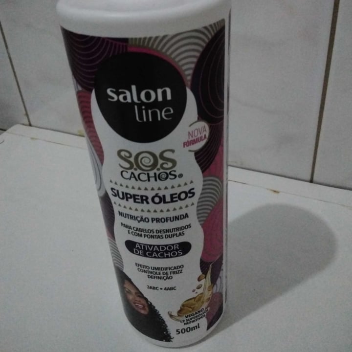 photo of Salon line S.O.S Super Óleos Ativador De Cachos shared by @brunabsaldanha on  06 Feb 2023 - review