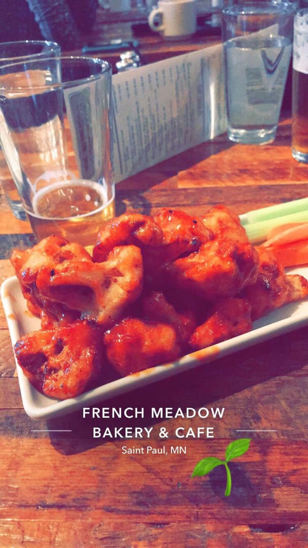 photo of French Meadow Bakery & Café Cauliflower Wings shared by @kristalslange on  19 Feb 2019 - review