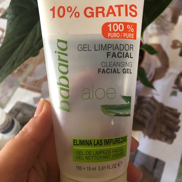 photo of Babaria Gel limpiador facial shared by @raquelalexandrasilv on  09 Jun 2020 - review