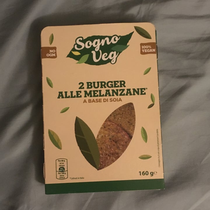 photo of Sogno veg 2 burger alle melanzane shared by @annamarias on  04 Sep 2022 - review