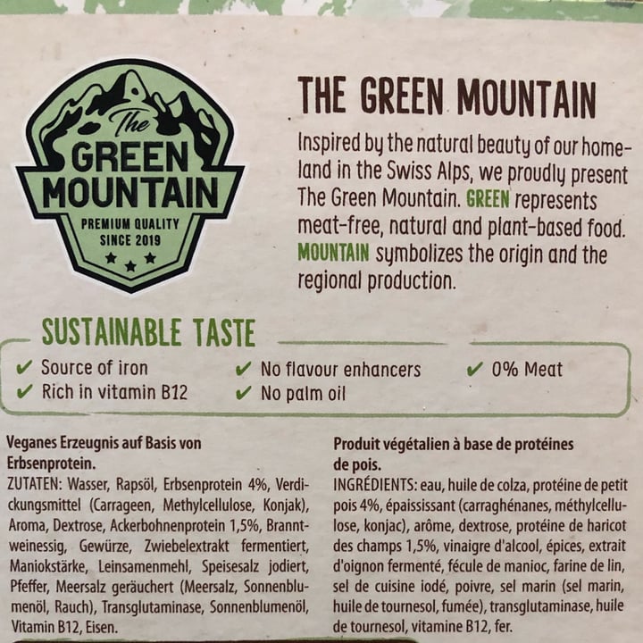 photo of The Green Mountain Fleischkäse Aufschnitt shared by @steffii on  08 Apr 2022 - review