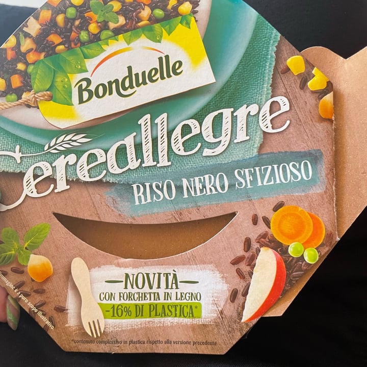 photo of Bonduelle cereallegre riso nero shared by @alicelimpia on  19 Jul 2022 - review