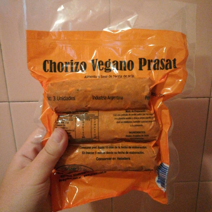 photo of Prasat Chorizo vegano shared by @eug3 on  24 Dec 2020 - review