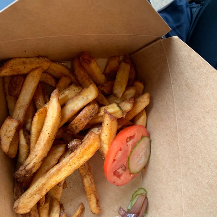 photo of Democracy* Beyond burger and fries shared by @happyhealthyvegans on  28 Oct 2020 - review
