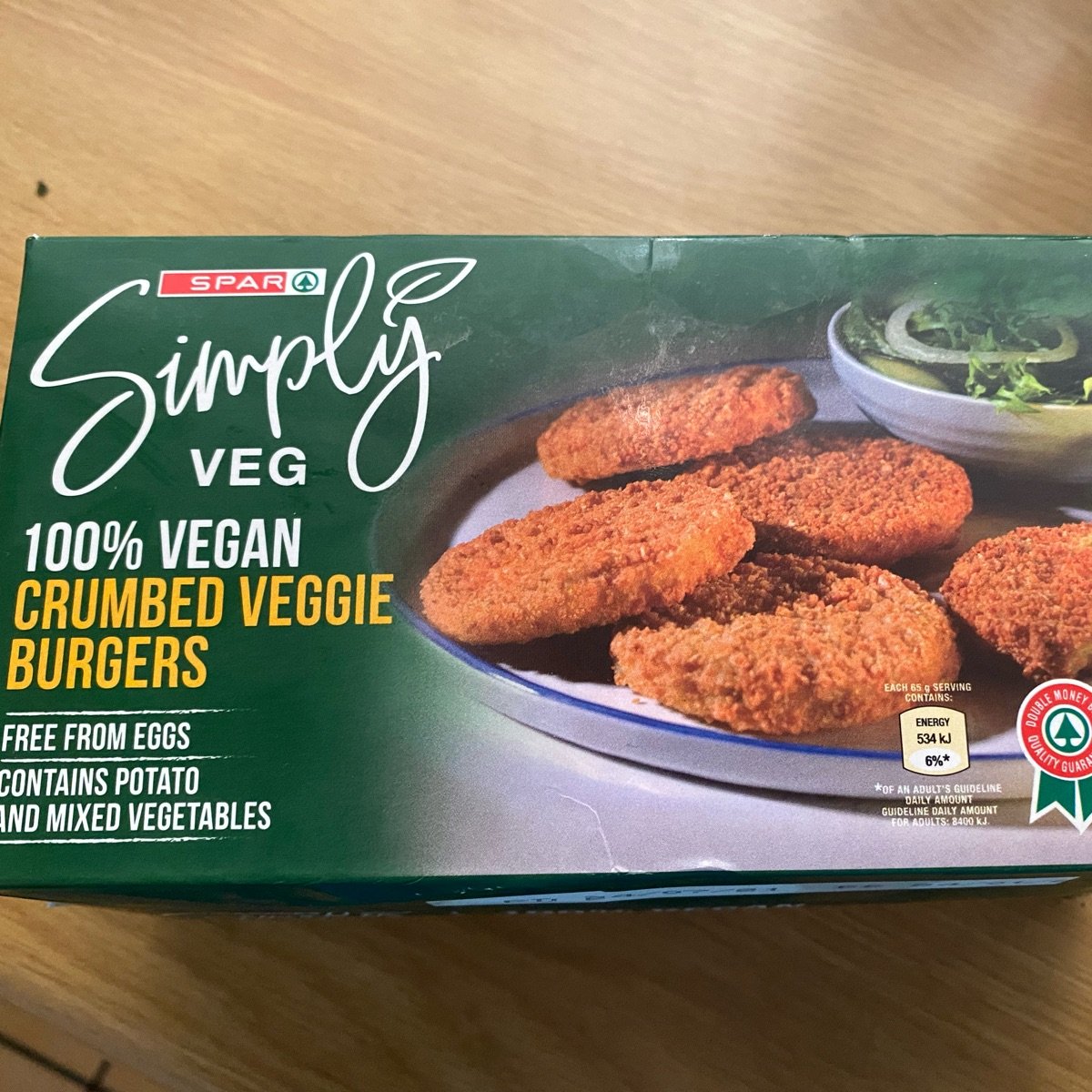 100% Vegan Crumbed Veggie Burgers from Spar - Vegan Product Reviews ...