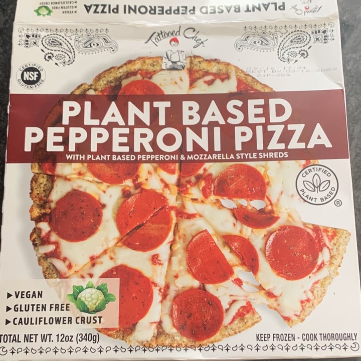 photo of Tattooed Chef Pepperoni pizza shared by @mattcascio85 on  31 Oct 2021 - review