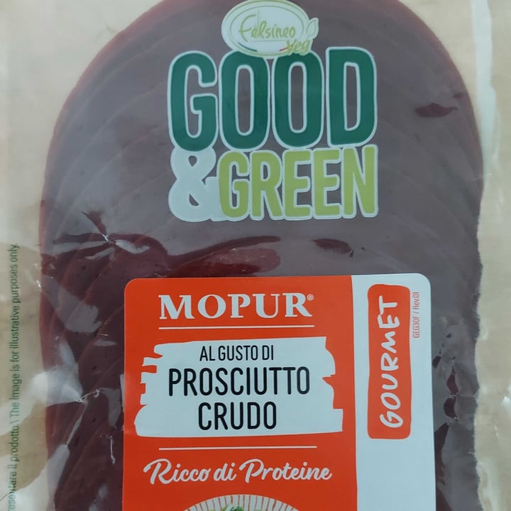photo of Good & Green Affettato di mopur al gusto di prosciutto crudo shared by @ilmorte on  02 Aug 2022 - review