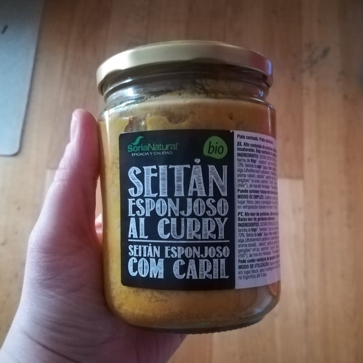 photo of Soria Natural Seitán esponjoso al curry shared by @vanodumo on  12 Apr 2021 - review