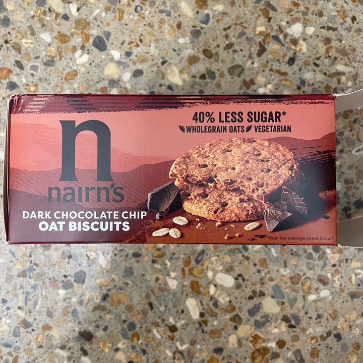 photo of Nairn's Dark chocolate chip oat biscuits shared by @appleappleamanda on  12 Dec 2022 - review