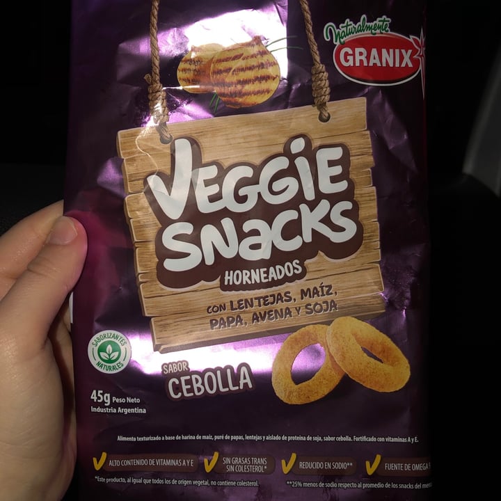 review photo of Granix Veggie Snacks Sabor Cebolla shared by @valenmazzolaa on 15 Sep 2021 - review
