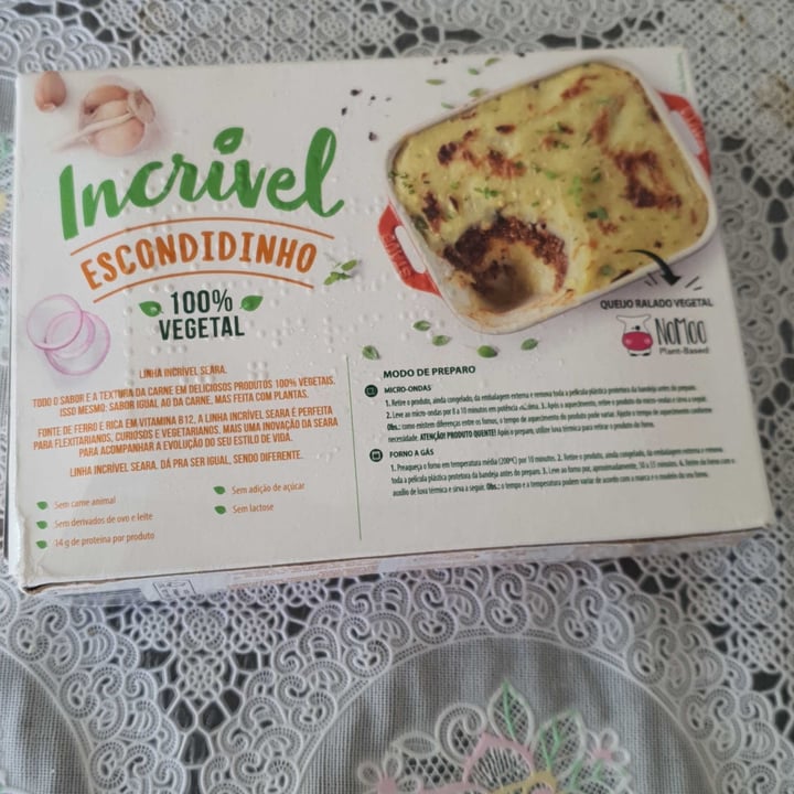 review photo of Seara escondidinho 100% vegetal shared by @soniasantiago on 18 Jul 2022 - review