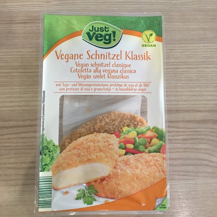 review photo of Just Veg! Vegane Schnitzel Klassik shared by @nessaveg on 10 Jun 2021 - review