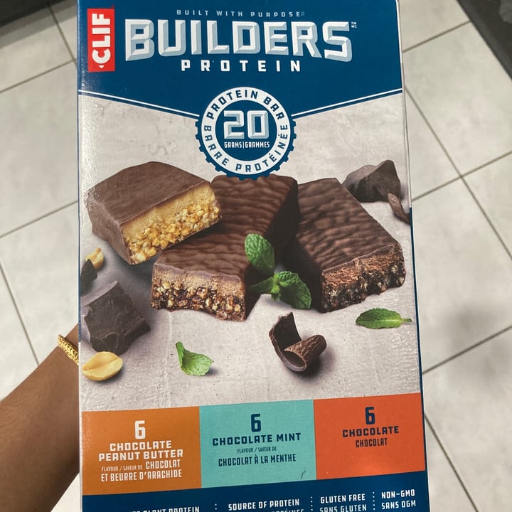 photo of Clif Bar Builders Chocolate Mint Protein Bar shared by @nishka on  05 Sep 2021 - review