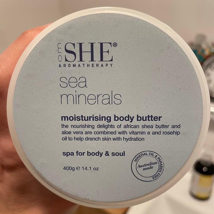 photo of She Aromatherapy Sea Minerals Body Butter shared by @julesbateman on  04 Feb 2021 - review