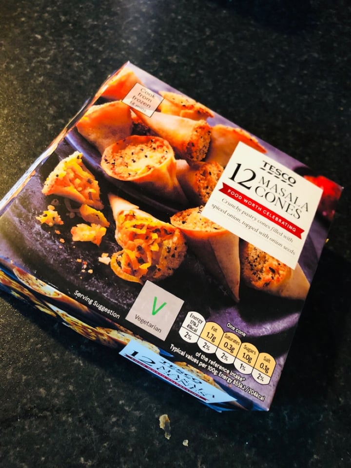 photo of Tesco Masala Cones shared by @laurax112 on  27 Apr 2019 - review