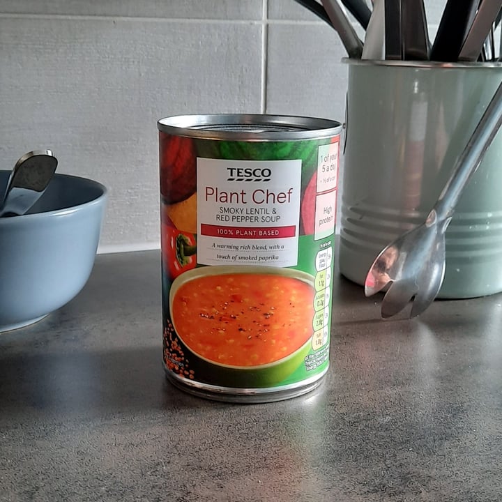 photo of Tesco Plant Chef Smoky Lentil & Red Pepper Soup shared by @heatherlouise on  11 Oct 2020 - review