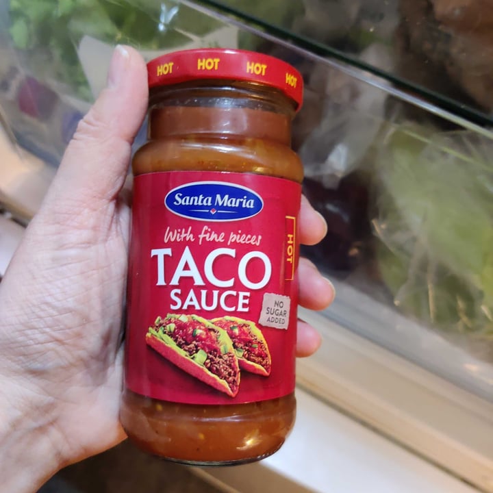 photo of Santa María Taco sauce Hot shared by @crazycatsbananas on  31 Dec 2020 - review
