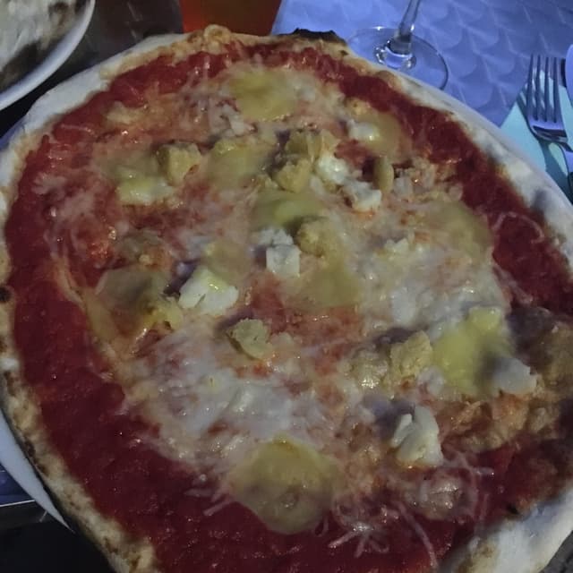 Photo of the dish “Pizza 4 Formaggi veg”