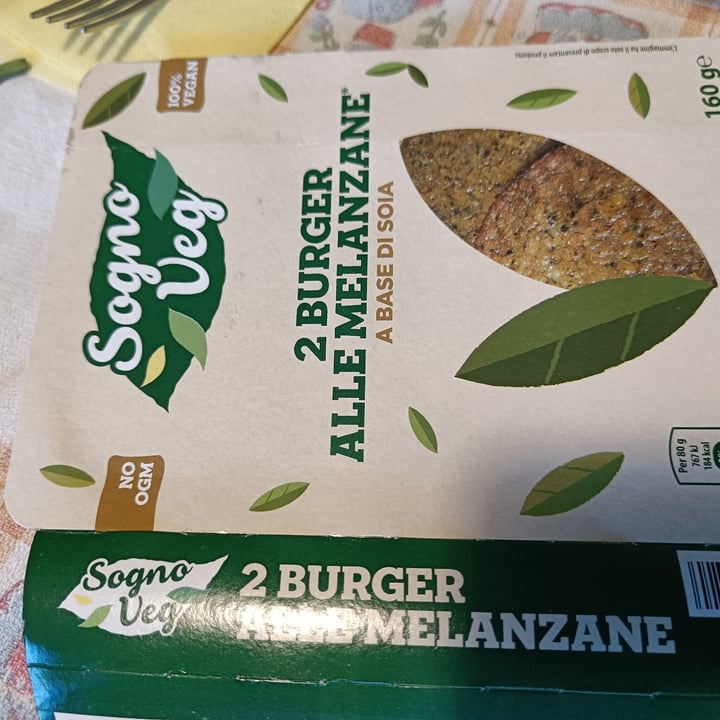 photo of Sogno veg 2 Burger Alle Melanzane A Base Di Soia shared by @lcarcillo on  23 May 2022 - review
