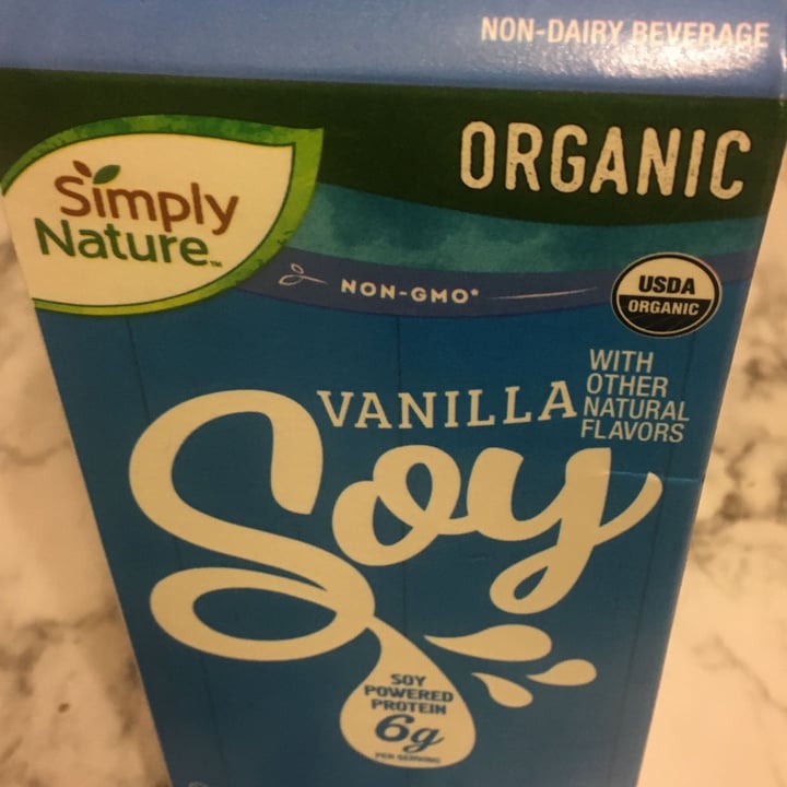 photo of Simply Nature Organic Vanilla Soy Milk shared by @sheckland on  01 Mar 2022 - review