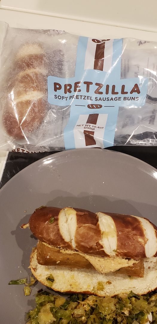 photo of Pretzilla Pretzilla Sausage Buns shared by @ambularfortheanimals on  25 Dec 2018 - review