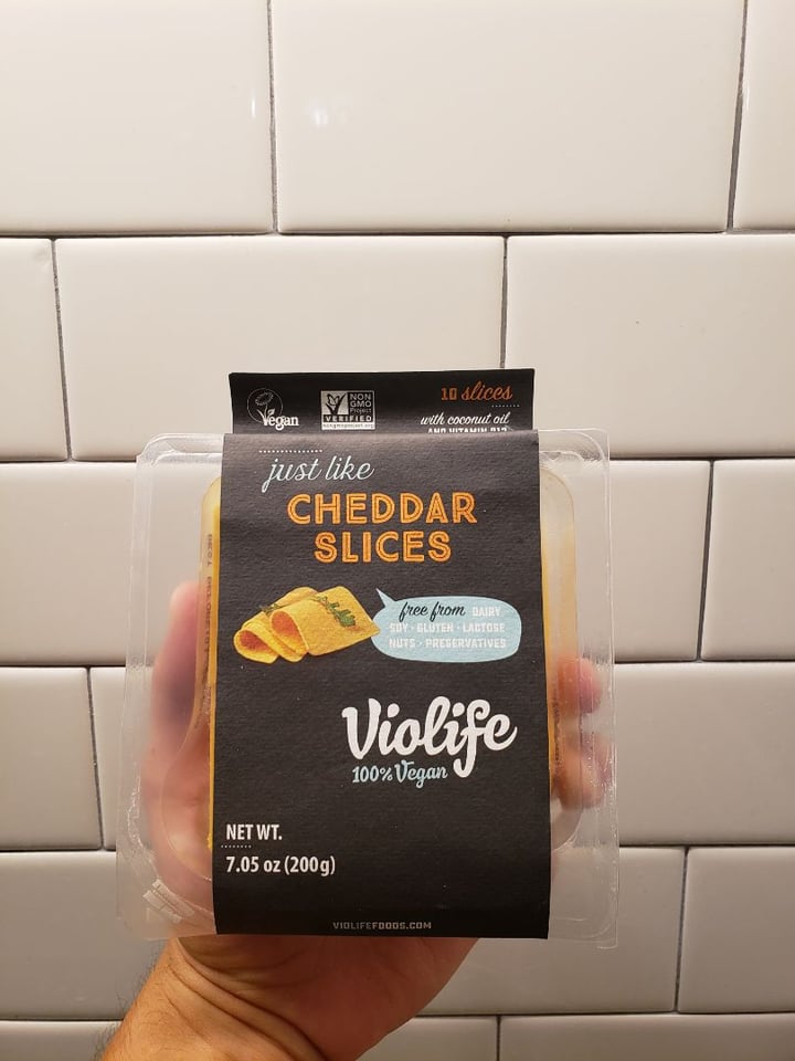 photo of Violife Cheddar Slices shared by @dxlauder on  16 Sep 2019 - review