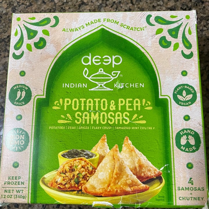photo of Deep Indian Kitchen Potato & Pea Samosas shared by @karenasp on  14 May 2021 - review