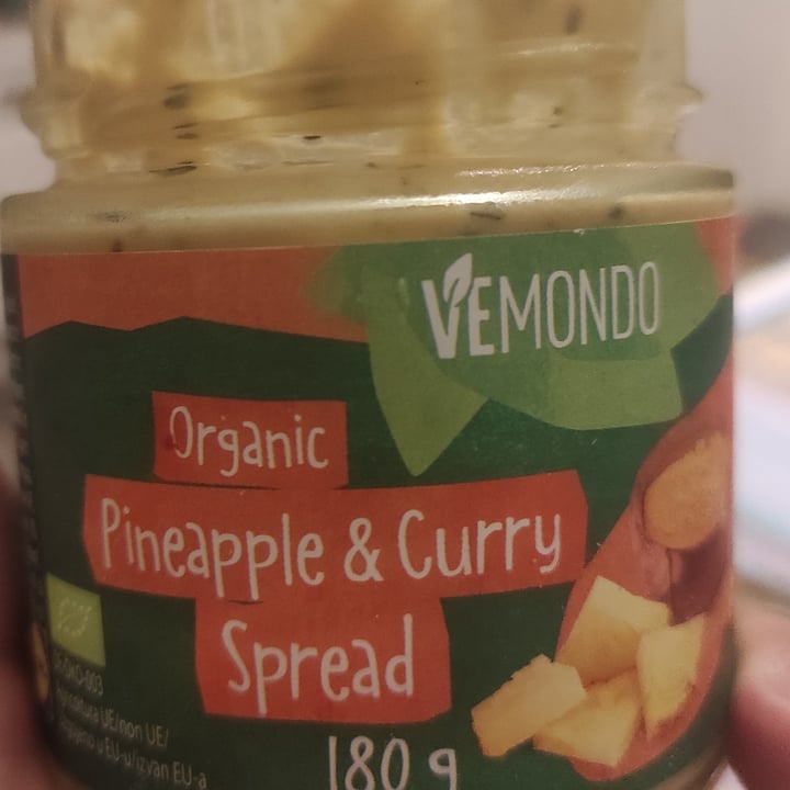 review photo of Vemondo Organic Pineapple & Curry Spread shared by @gipeppia on 28 Sep 2022 - review