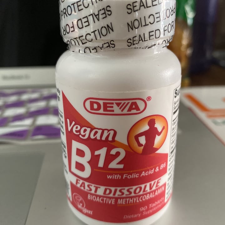 photo of Deva VEGAN VITAMIN B-12 - 1000 MCG - METHYLCOBALAMIN shared by @mircahe on  28 Feb 2021 - review