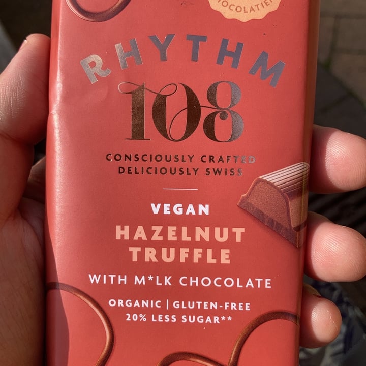 photo of Rhythm 108 Hazelnut Truffle with M*lk Chocolate shared by @elevatedvegan on  12 Oct 2022 - review