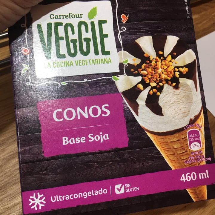 photo of Carrefour  Conos shared by @yosoyveganaporti on  28 May 2021 - review
