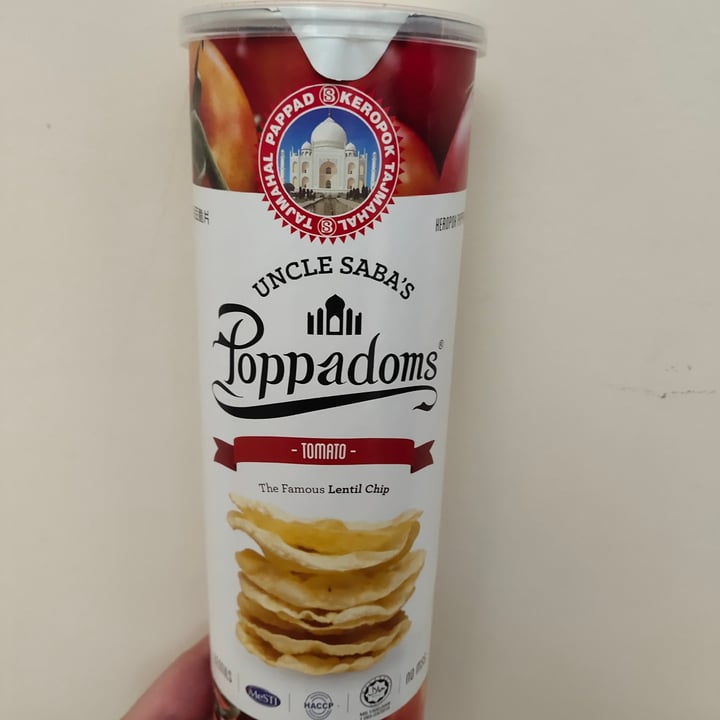 photo of Uncle Saba's Poppadoms Tomato Poppadoms shared by @stevenneoh on  31 Jul 2020 - review