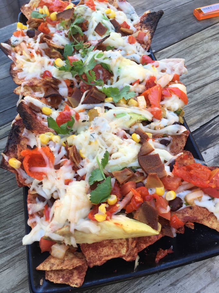 photo of Hudsons The Burger Joint (Stellenbosch) Vegan Nachos shared by @allywally on  25 Sep 2019 - review