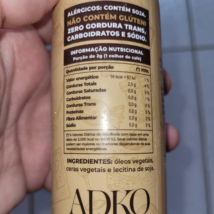 photo of Adko spray aerosol desmoldante shared by @karinasanches on  04 Jun 2022 - review