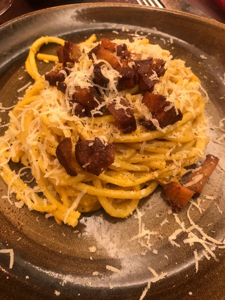 review photo of Rifugio Romano Vegan Carbonara shared by @cucinavegan on 18 Feb 2020 - review