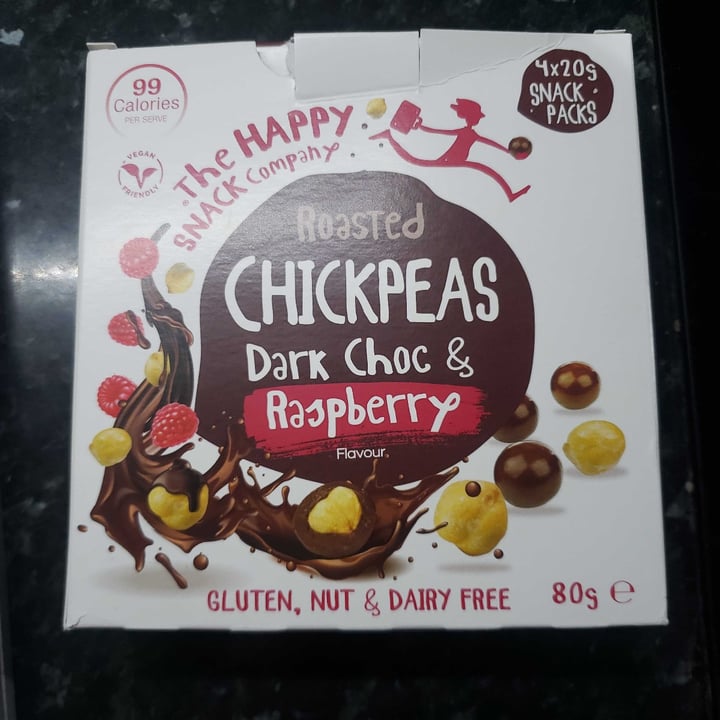 photo of The Happy Snack Company Roasted Chickpeas (Dark Choc and Raspberry) shared by @jbjumping on  28 Nov 2021 - review