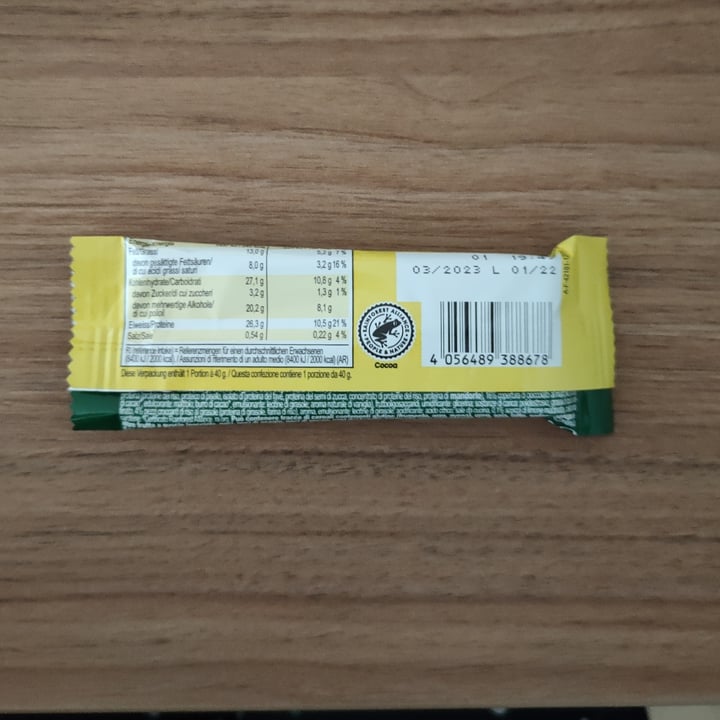 review photo of IronMaxx Barretta Proteica Vegan shared by @saretta26 on 19 Jul 2022 - review