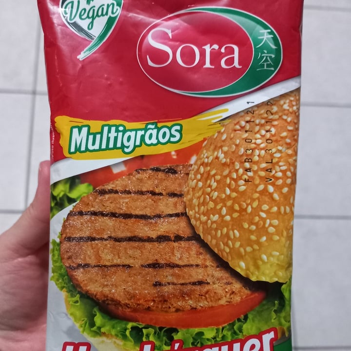 photo of Sora Hambúrguer vegetal - Sora shared by @marymarzano on  08 May 2022 - review