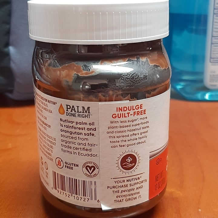 photo of Nutiva Classic Organic Hazelnut Spread shared by @tatornmaui on  03 Dec 2022 - review