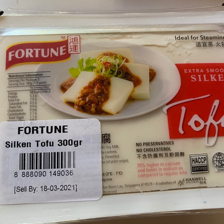photo of Fortune Food Extra Smooth Silken Tofu shared by @bianca1701 on  12 Feb 2021 - review