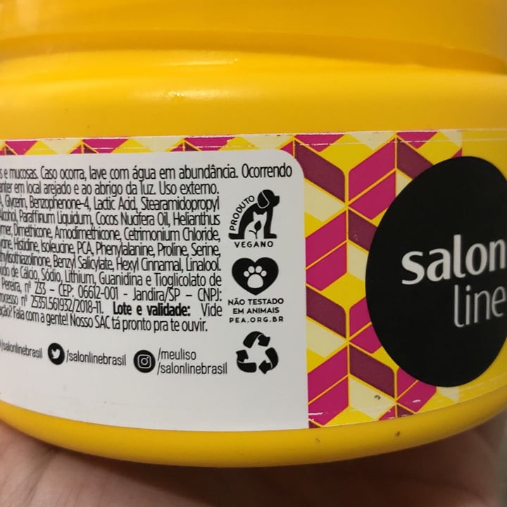 review photo of Salon line Meu liso máscara shared by @amandaprapqp on 04 Jun 2022 - review