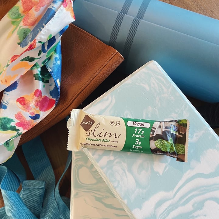 photo of NuGo Slim Chocolate Mint shared by @cecevegan on  03 Feb 2021 - review